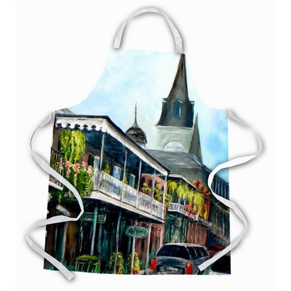 Carolines Treasures St Louis Cathedral Apron MW1201APRON - main